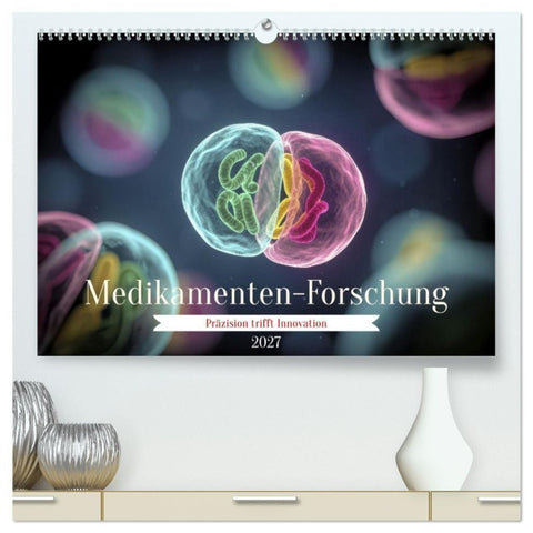 Medikamenten-Forschung (hochwertiger Premium Wandkalender 2027 DIN A2 quer), Kunstdruck in Hochglanz