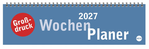 Großdruck Wochenquerplaner 2027