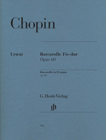 Frédéric Chopin - Barcarolle Fis-dur op. 60