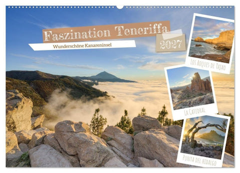 Faszination Teneriffa (Wandkalender 2027 DIN A2 quer), CALVENDO Monatskalender