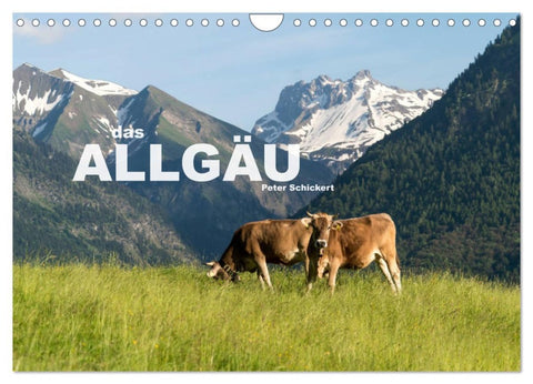 das Allgäu (Wandkalender 2026 DIN A4 quer), CALVENDO Monatskalender