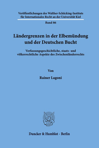 Ländergrenzen in der Elbemündung und der Deutschen Bucht.
