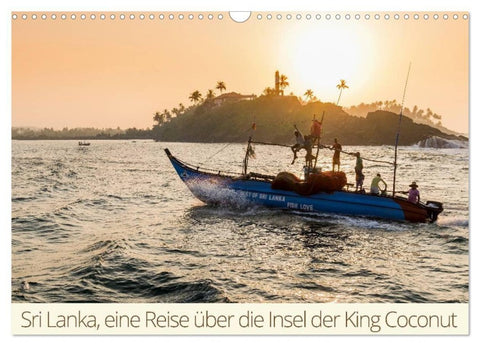 Sri Lanka, eine Reise über die Insel der King Coconut (Wandkalender 2027 DIN A3 quer), CALVENDO Monatskalender