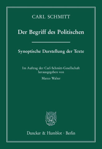 Der Begriff des Politischen.