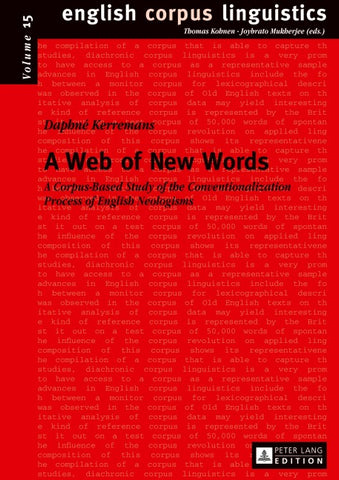 A Web of New Words