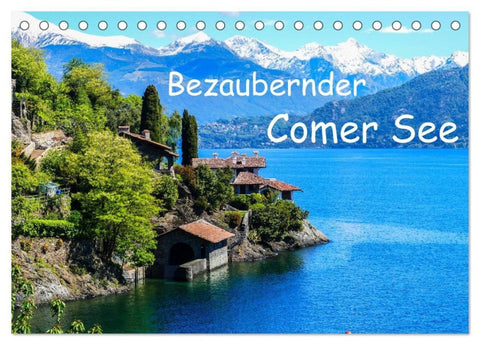 Bezaubernder Comer See (Tischkalender 2027 DIN A5 quer), CALVENDO Monatskalender