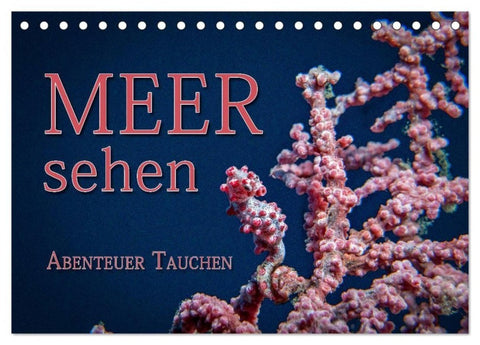 Meer sehen - Abenteuer Tauchen (Tischkalender 2027 DIN A5 quer), CALVENDO Monatskalender