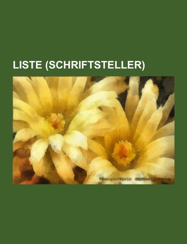 Liste (Schriftsteller)