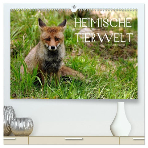 Heimische Tierwelt (hochwertiger Premium Wandkalender 2027 DIN A2 quer), Kunstdruck in Hochglanz