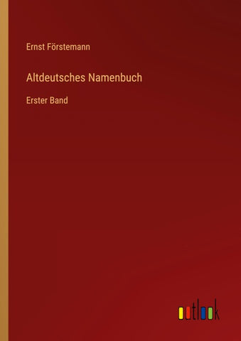 Altdeutsches Namenbuch