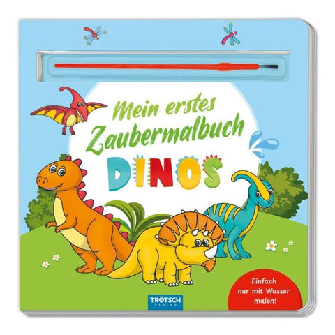 Trötsch Malbuch mit Pinsel Mein erstes Zaubermalbuch Dinos