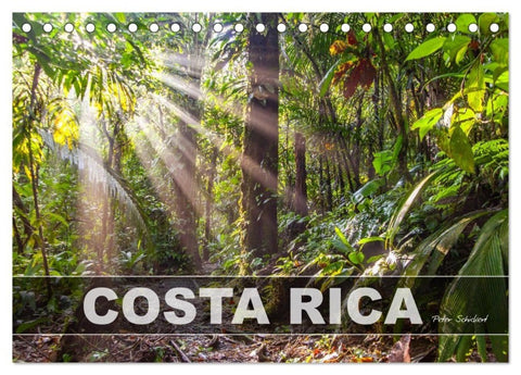 Costa Rica (Tischkalender 2027 DIN A5 quer), CALVENDO Monatskalender