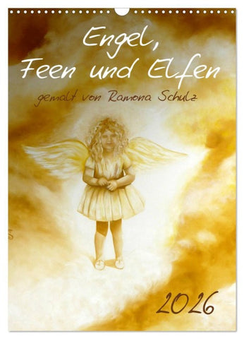 Engel, Feen und Elfen (Wandkalender 2026 DIN A3 hoch), CALVENDO Monatskalender