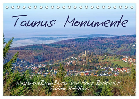 Taunus: Monumente (Tischkalender 2027 DIN A5 quer), CALVENDO Monatskalender