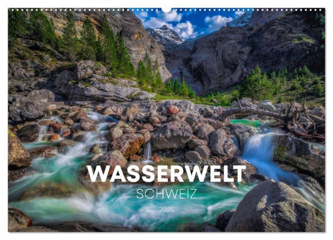 Wasserwelt Schweiz (Wandkalender 2027 DIN A2 quer), CALVENDO Monatskalender