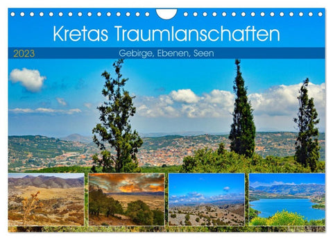 Kretas Traumlandschaften (Wandkalender 2026 DIN A4 quer), CALVENDO Monatskalender