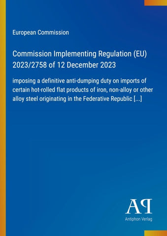 Commission Implementing Regulation (EU) 2023/2758 of 12 December 2023