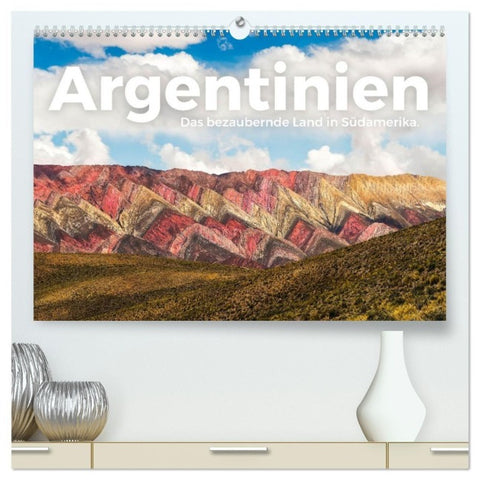 Argentinien - Das bezaubernde Land in Südamerika. (hochwertiger Premium Wandkalender 2027 DIN A2 quer), Kunstdruck in Hochglanz