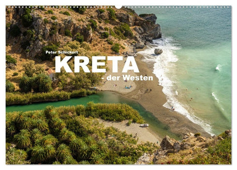 Kreta - der Westen (Wandkalender 2027 DIN A2 quer), CALVENDO Monatskalender