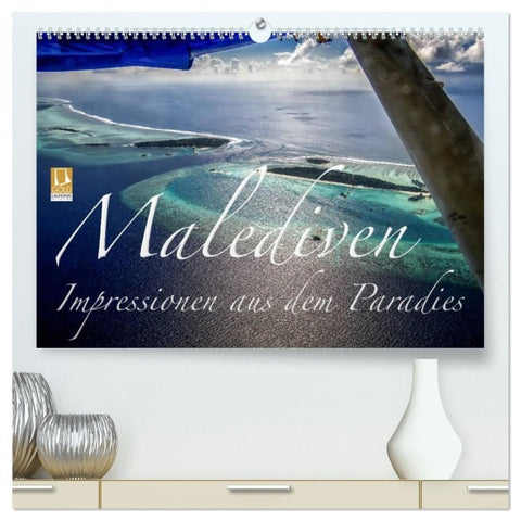 Malediven Impressionen aus dem Paradies (hochwertiger Premium Wandkalender 2027 DIN A2 quer), Kunstdruck in Hochglanz