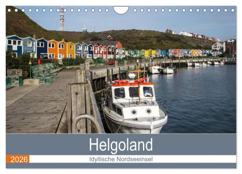 Helgoland - idyllische Nordseeinsel (Wandkalender 2026 DIN A4 quer), CALVENDO Monatskalender