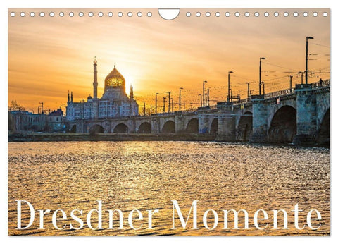 Dresdner Momente (Wandkalender 2027 DIN A4 quer), CALVENDO Monatskalender