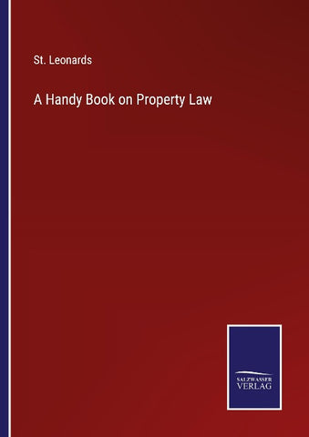 A Handy Book on Property Law