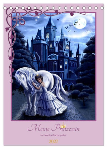 Meine Prinzessin (Tischkalender 2027 DIN A5 hoch), CALVENDO Monatskalender