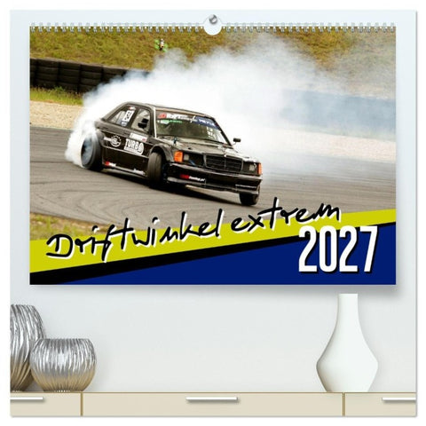 Driftwinkel Extrem (hochwertiger Premium Wandkalender 2027 DIN A2 quer), Kunstdruck in Hochglanz