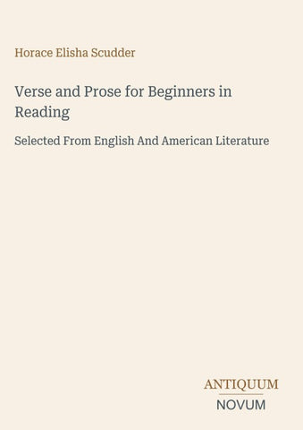 Verse and Prose for Beginners in Reading