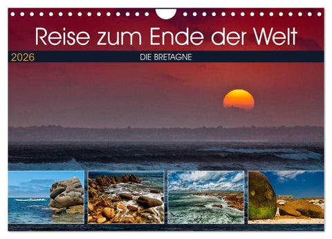 Die Bretagne - Eine Reise zum Ende der Welt (Wandkalender 2026 DIN A4 quer), CALVENDO Monatskalender