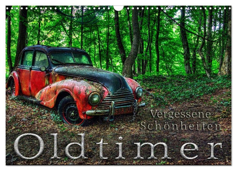 Oldtimer - Vergessene Schönheiten (Wandkalender 2027 DIN A3 quer), CALVENDO Monatskalender