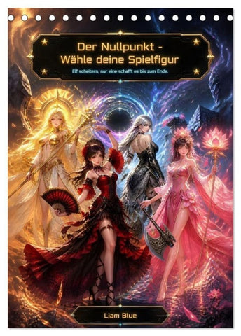 Der Nullpunkt - Wähle deine Spielfigur (Tischkalender 2027 DIN A5 hoch), CALVENDO Monatskalender