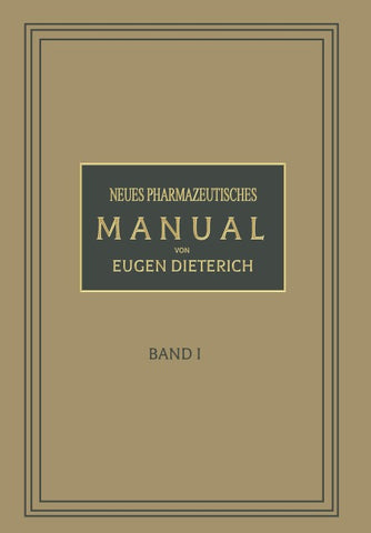 Neues Pharmazeutisches Manual