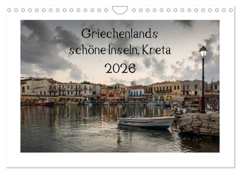 Griechenlands schöne Inseln, Kreta (Wandkalender 2026 DIN A4 quer), CALVENDO Monatskalender