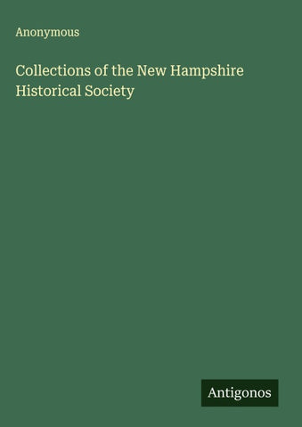 Collections of the New Hampshire Historical Society