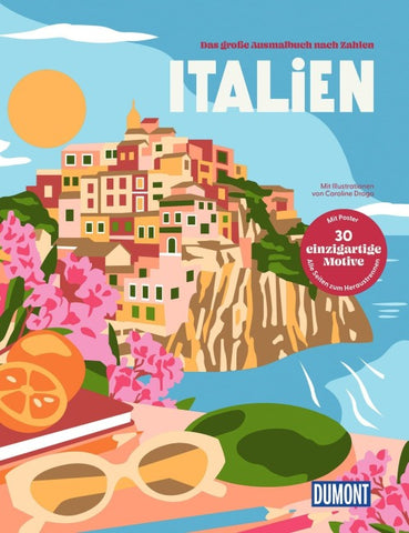 Italien - Das große Ausmalbuch nach Zahlen