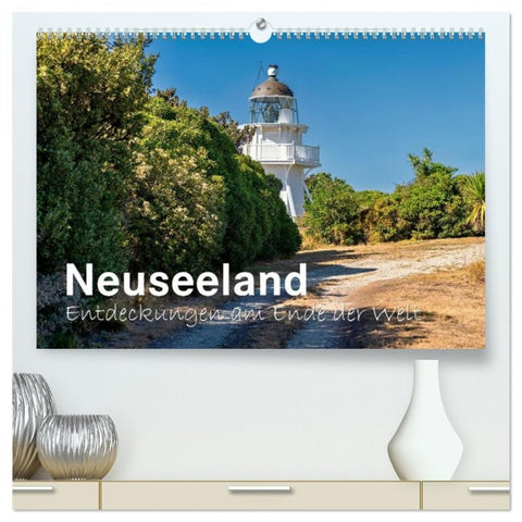Neuseeland - Entdeckungen am Ende der Welt (hochwertiger Premium Wandkalender 2027 DIN A2 quer), Kunstdruck in Hochglanz