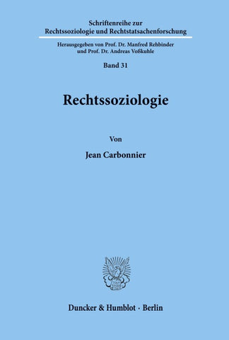 Rechtssoziologie.
