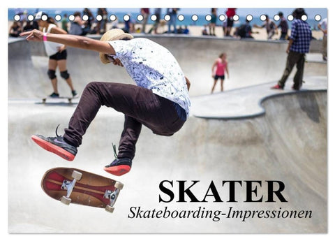 Skater. Skateboarding-Impressionen (Tischkalender 2027 DIN A5 quer), CALVENDO Monatskalender