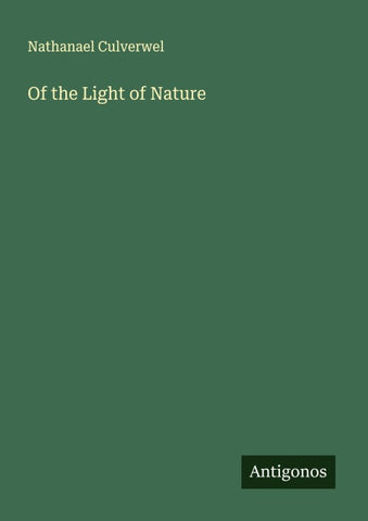 Of the Light of Nature