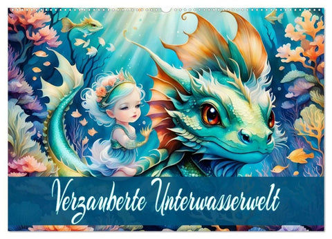 Verzauberte Unterwasserwelt (Wandkalender 2027 DIN A2 quer), CALVENDO Monatskalender
