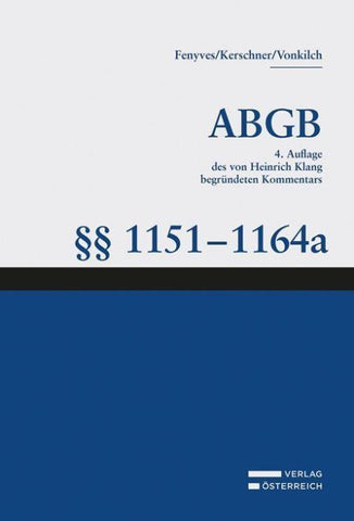 Großkommentar zum ABGB - Klang Kommentar