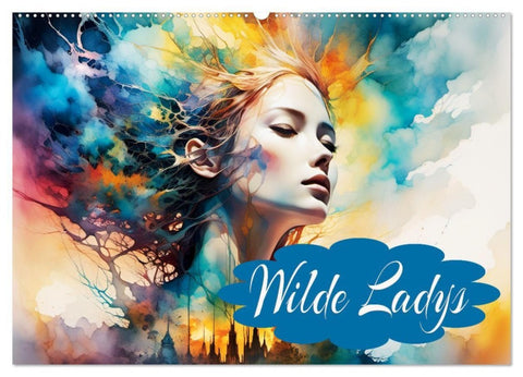 Wilde Ladys (Wandkalender 2027 DIN A2 quer), CALVENDO Monatskalender
