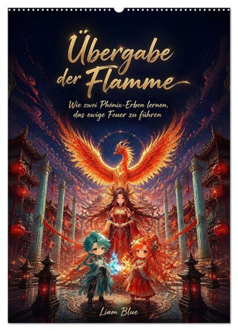 Übergabe der Flamme (Wandkalender 2027 DIN A2 hoch), CALVENDO Monatskalender