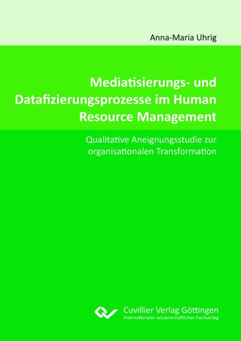 Mediatisierungs- und Datafizierungsprozesse im HR