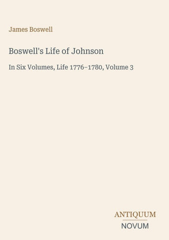 Boswell's Life of Johnson