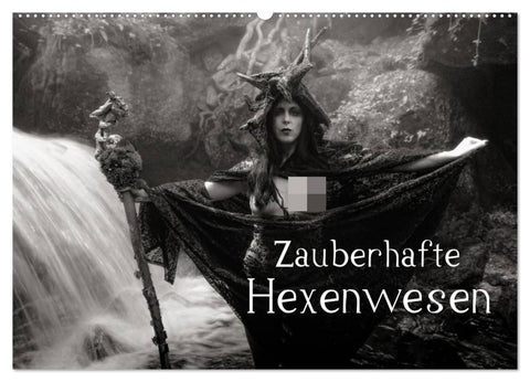 Zauberhafte Hexenwesen (Wandkalender 2026 DIN A2 quer), CALVENDO Monatskalender