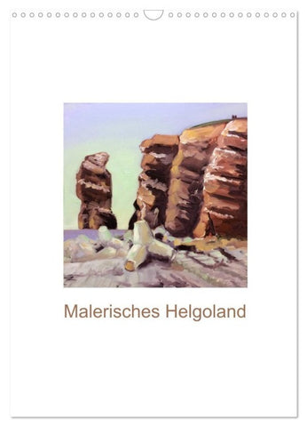 Malerisches Helgoland (Wandkalender 2027 DIN A3 hoch), CALVENDO Monatskalender