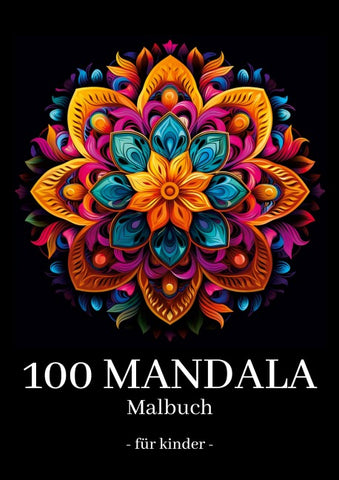 Mandala Malbuch für Kinder